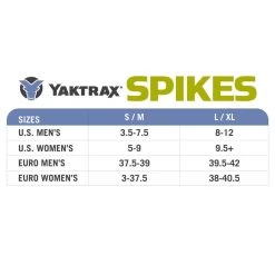 Yaktrax Spikes - LRG/XL -Ice Fishing Equipment Store 08541 spikes traction device 04 69758.1610990851