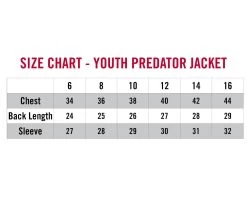 Striker Ice - Youth Predator Jacket - Veil Stryk -Ice Fishing Equipment Store 13520X Predator Jkt Youth Size Chart 1800x1800 28892.1604419655