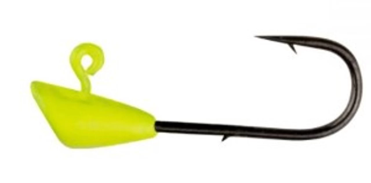 Leland Lures Trout Magnet Jig Heads-1/64oz 5pk - Chartreuse 3 Leland Lures Trout Magnet Jig Heads-1/64oz 5pk - Chartreuse