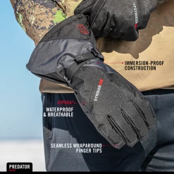 Striker Ice - Predator Gloves - Black / Gray -Ice Fishing Equipment Store 22105XX Predator Glove Infographic 2 1800x1800 88773.1629912718