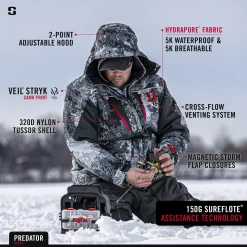 Striker Ice - Men's Predator Jacket - Veil Stryk -Ice Fishing Equipment Store 32123XX Predator Jkt Infographic 2 1800x1800 26260.1629899132