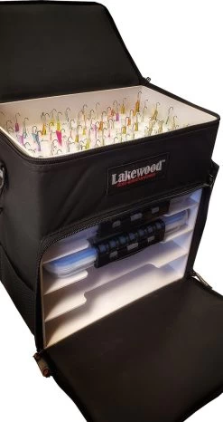 Lakewood - Mini Magnum Tackle Storage Box - Gray -Ice Fishing Equipment Store A050 BK top filled 1 09393.1627305235