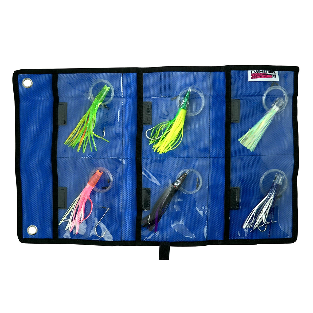 C&H Lures, Rigged & Ready Assortment, 6 Lures Packed In 6 Pocket Lure Bag, Ready To Fish! 3 C&H Lures, Rigged & Ready Assortment, 6 Lures Packed In 6 Pocket Lure Bag, Ready To Fish!