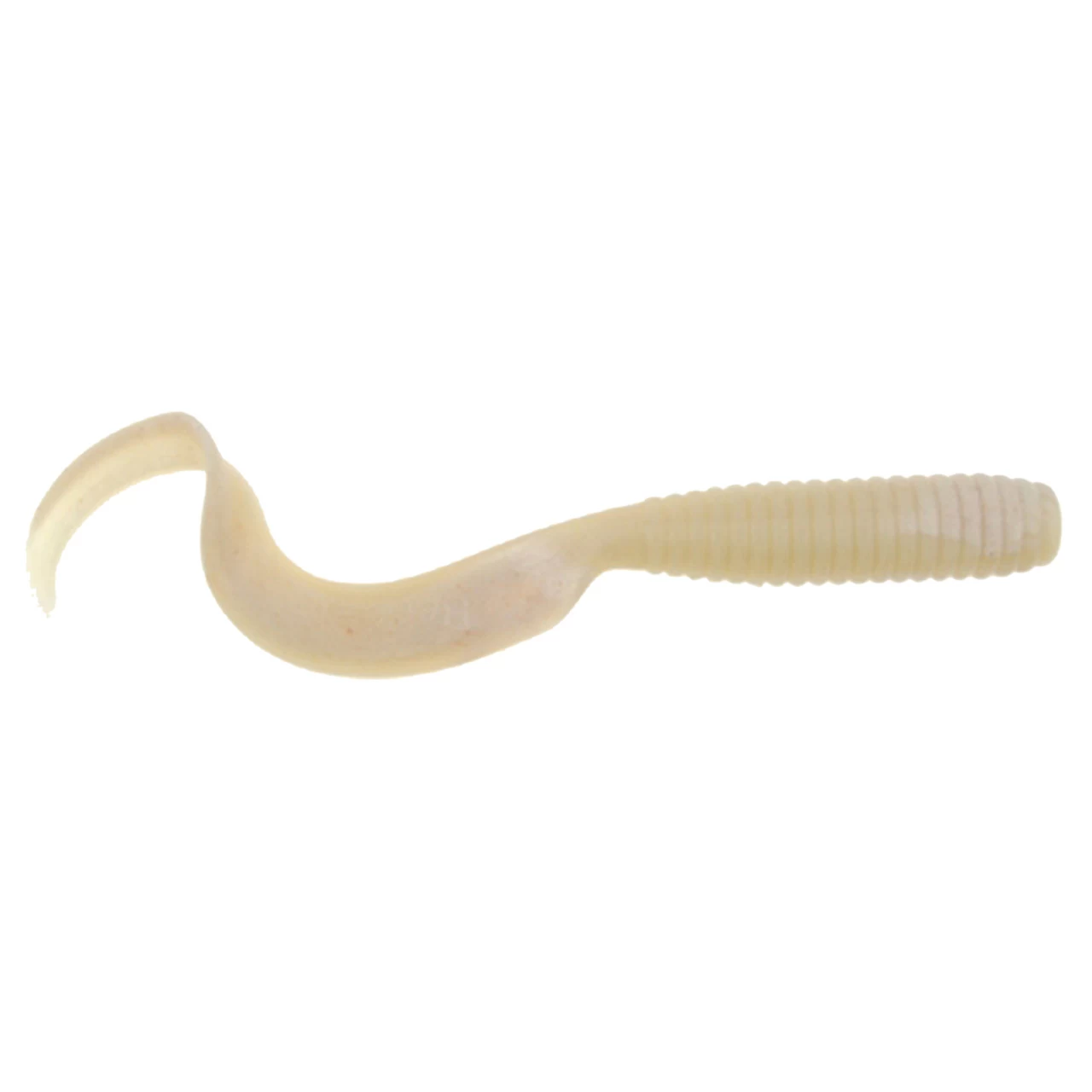 Berkley Gulp! 6" Grub - White Glow 3 Berkley Gulp! 6" Grub - White Glow