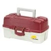 Plano 1-Tray Tackle Box W/Dual Top Access - Red Metallic/Off White - PMC620106 1 Plano 1-Tray Tackle Box W/Dual Top Access - Red Metallic/Off White - PMC620106 -Ice Fishing Equipment Store CW66566 43197.1669382021