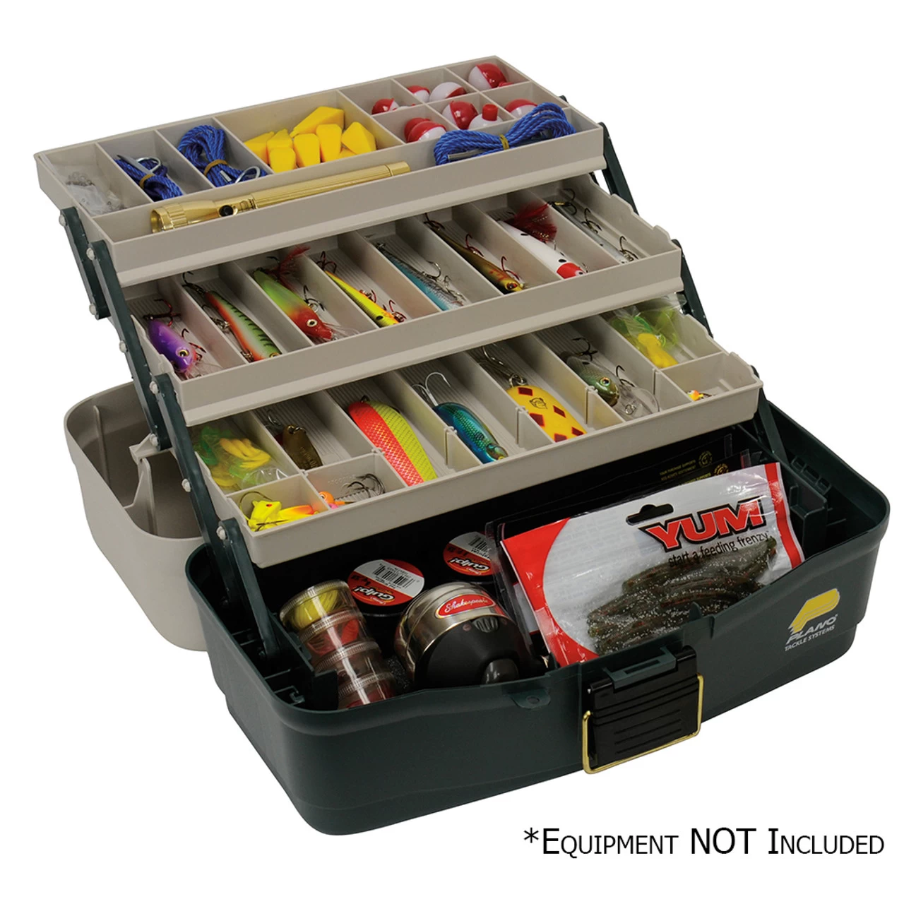 Plano Three-Tray Fixed Compartment Tackle Box 3 Plano Three-Tray Fixed Compartment Tackle Box