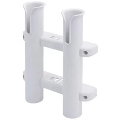 Sea-Dog Two Pole Side Mount Rod Storage Rack - White