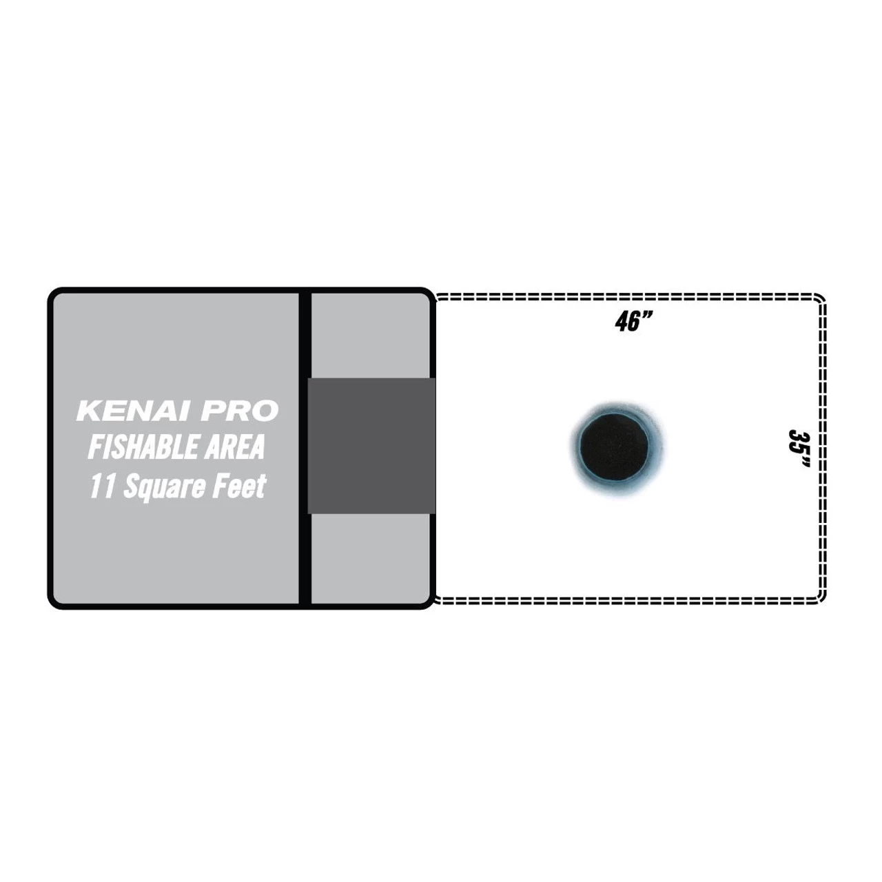 Clam Kenai Pro Portable 1 Man Ice Shelter - 115957 4 Clam Kenai Pro Portable 1 Man Ice Shelter - 115957 - Image 2