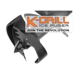 K-Drill 6 Inch Ice Auger IDRL60 -Ice Fishing Equipment Store K Drill Head with Logo 22132.1638456374