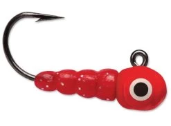 VMC LVJ Larvae Jig - Glow Red