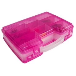 Plano Pink & Clear Let's Fish Satchel - PLAMS7154