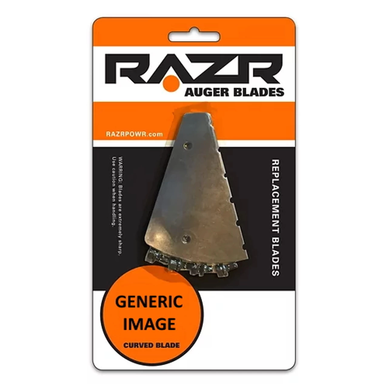 Razr 8" Curved Power Ice Auger Replacement Blades - RPB8200 3 Razr 8" Curved Power Ice Auger Replacement Blades - RPB8200