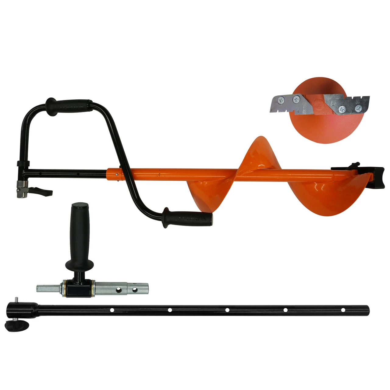 HT - Siberian Tiger Hardcore Ice Gear Premium Ice Auger Kit - 8" 3 HT - Siberian Tiger Hardcore Ice Gear Premium Ice Auger Kit - 8"