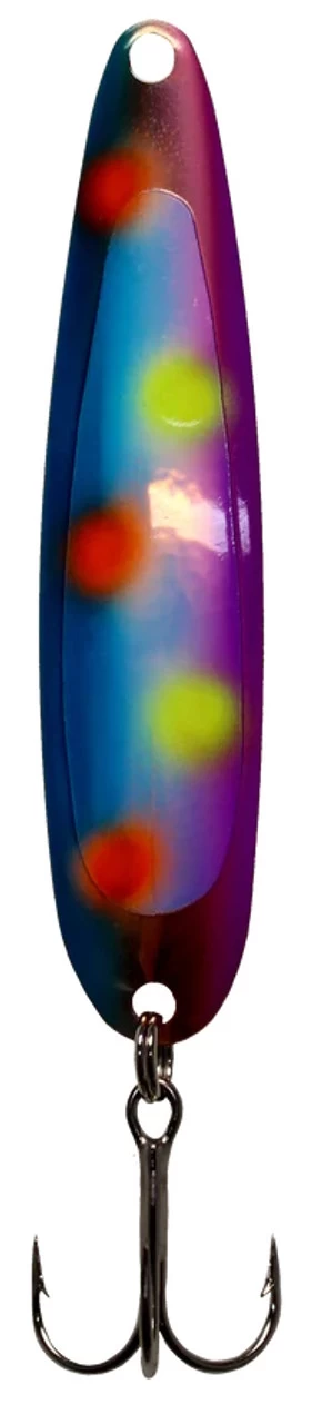 Michigan Stinger Spoons - SCORPION SIZE - XCU497UV - Fruit Loops UV 3 Michigan Stinger Spoons - SCORPION SIZE - XCU497UV - Fruit Loops UV