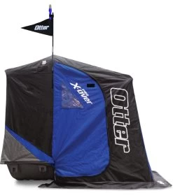 Otter 201425 Safety Beacon And Flag 5 Otter 201425 Safety Beacon And Flag -Ice Fishing Equipment Store flag on shelter scaled 48413.1667305627