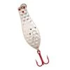 Yellow Bird - Premium Doctor Spoon With Red LazerSharp Hooks In (PM501) Hex Hammered Nickel - 3.75" 5/8oz -Ice Fishing Equipment Store pm265 501 35981.1647872242