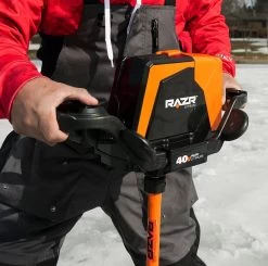 Razr 40V Lithium Ice Auger 8" Curved Blade - RLA8200R -Ice Fishing Equipment Store razr d 02454.1576168953