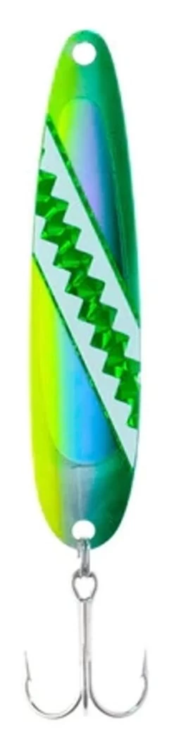 Michigan Stinger Spoons - STANDARD SIZE - S399 - UV Green Dolphin