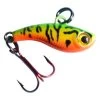 Kenders Tungsten T-Rip Mini Vibe Bait - 3/4" - Firetiger -Ice Fishing Equipment Store t1510 35739.1607018454
